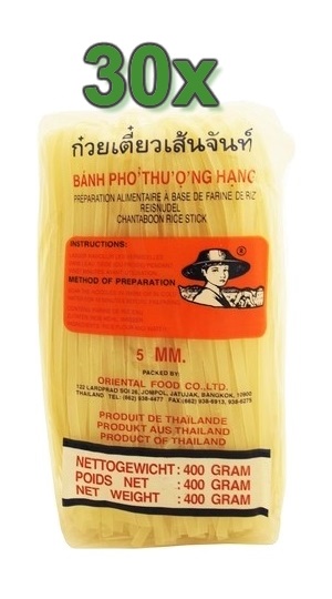 Tagliatelle di riso "rice stick" 5mm. - Farmer Brand 30x400g.
